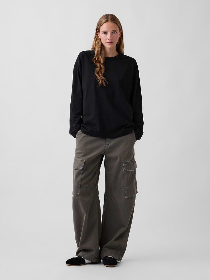 Image 2 of 5, Knit Big T-Shirt