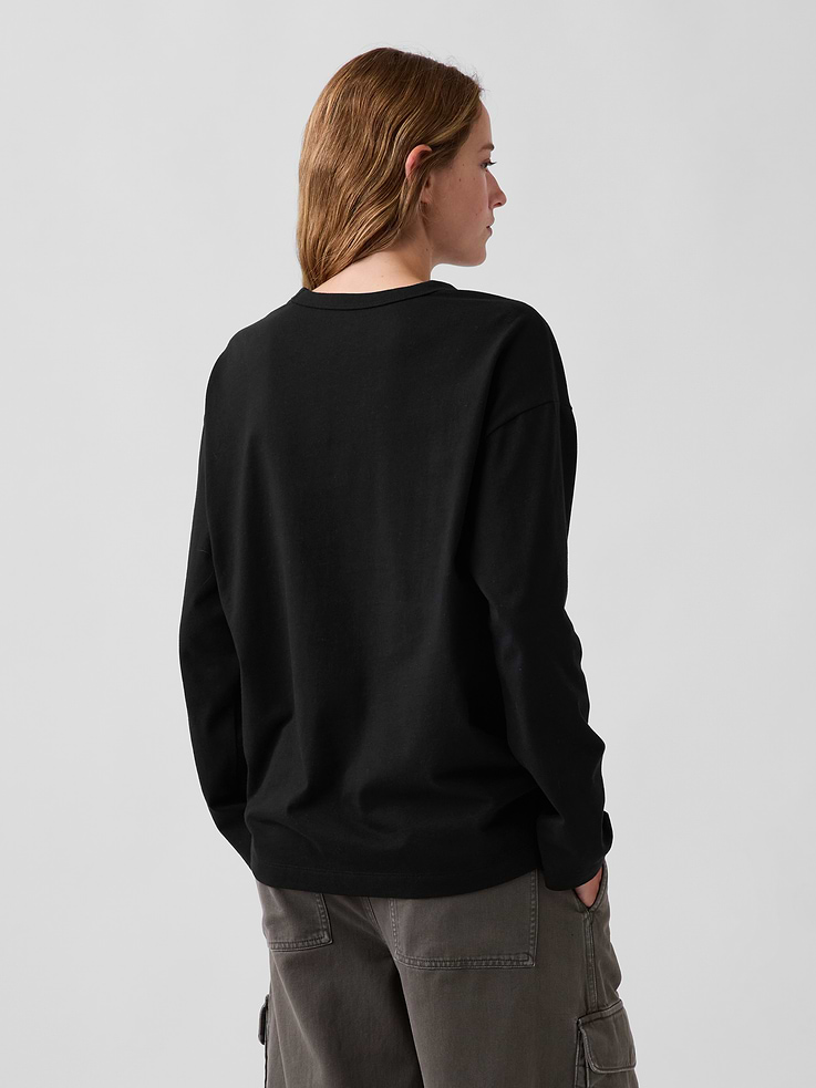 Image 3 of 5, Knit Big T-Shirt
