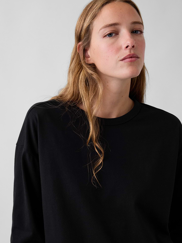 Image 4 of 5, Knit Big T-Shirt
