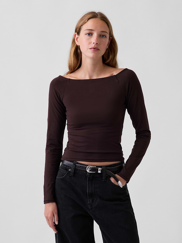 CloseKnit Jersey Crop T-Shirt
