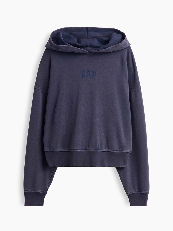 Image 5 of 5, VintageSoft Terry Logo Hoodie