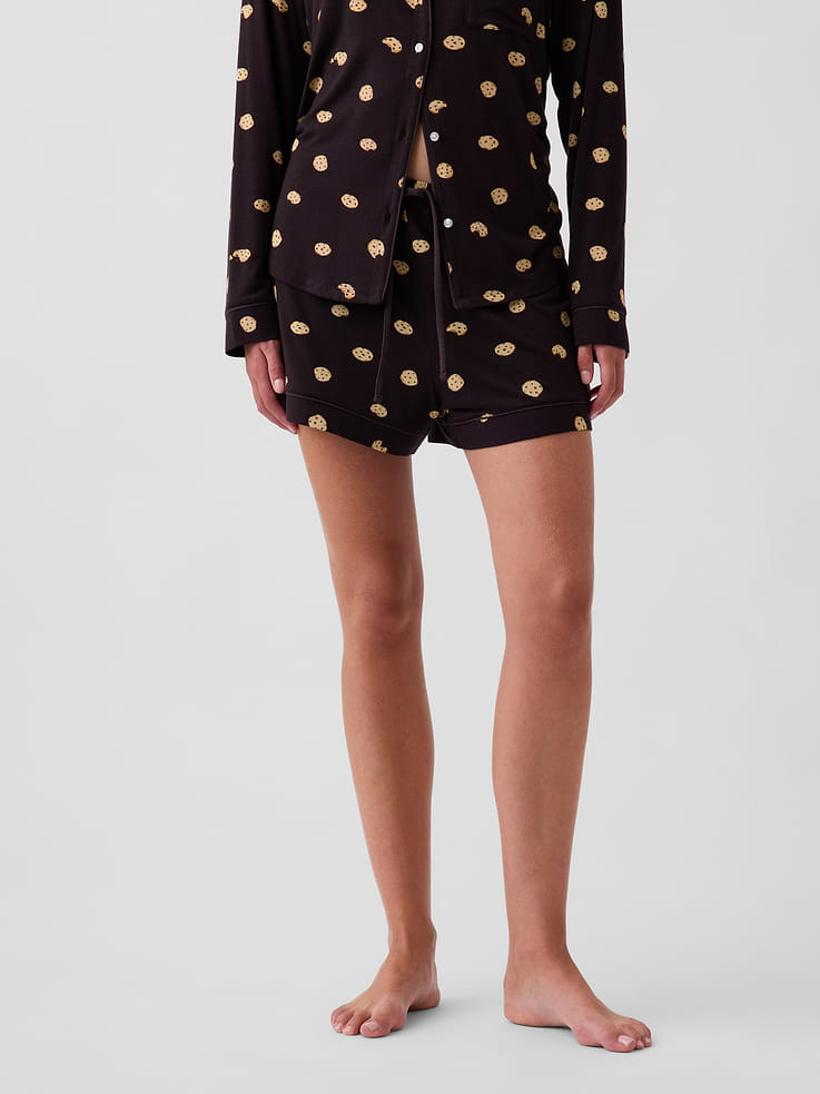 Image 2 of 6, SoftMade Modal PJ Shorts