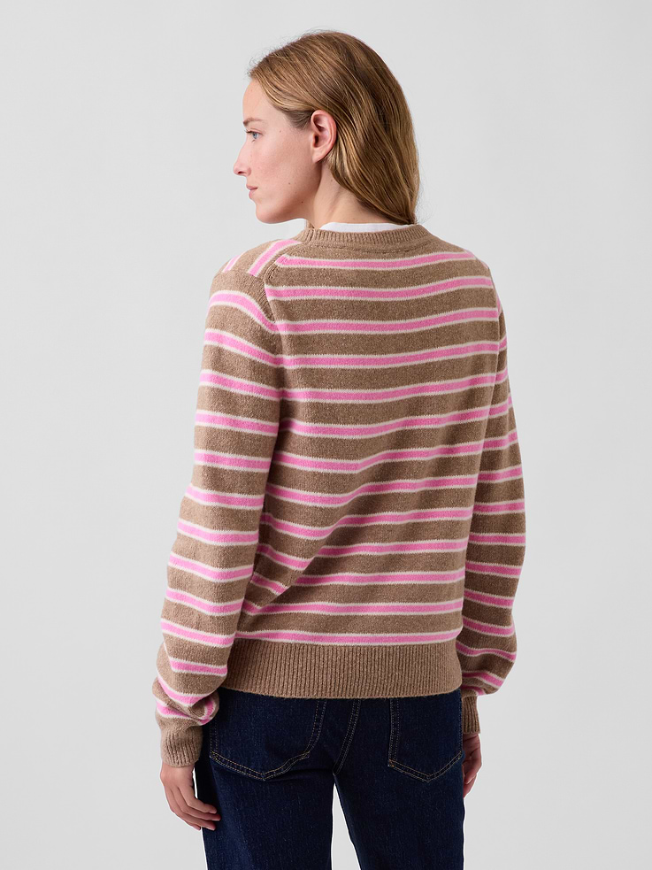 Image 3 of 5, CashSoft Crew Sweater