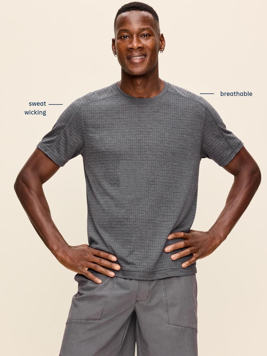 Image 5 of 5, Relaxed Mesh T-Shirt