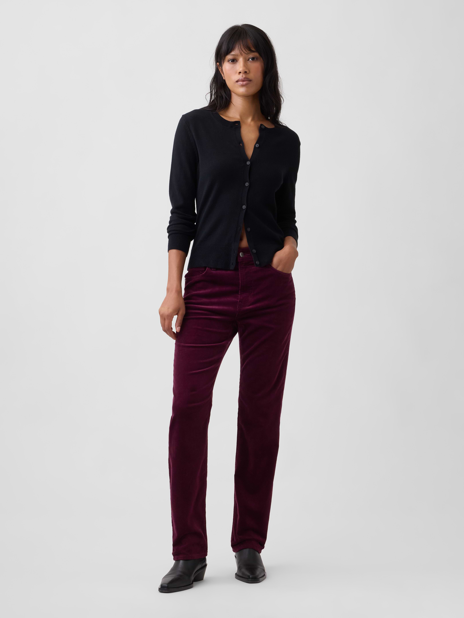 Image 1 of 5, This product is part of our water-saving Washwell program. Compared with conventional wash methods, Washwell uses at least 20% less water., Stretch corduroy weave., Button closure, zip fly., Classic five-pocket styling., Product #1178907