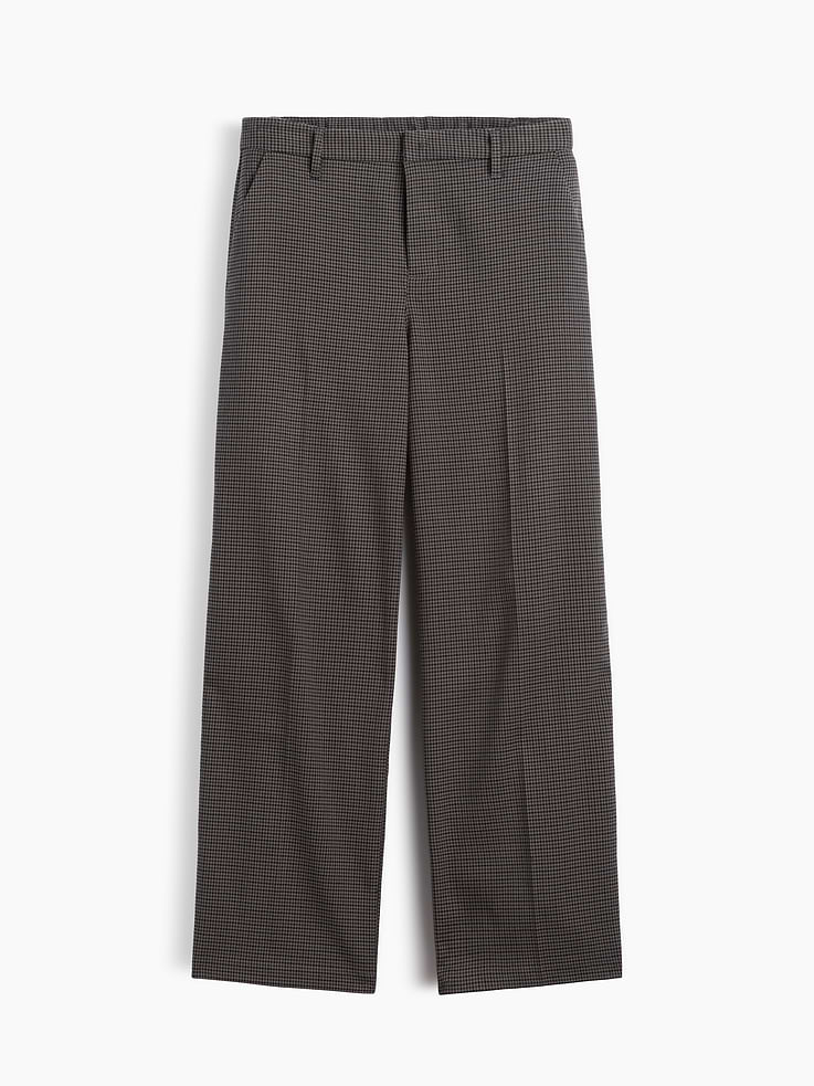 Image 7 of 7, Recycled Wide-Leg Trousers