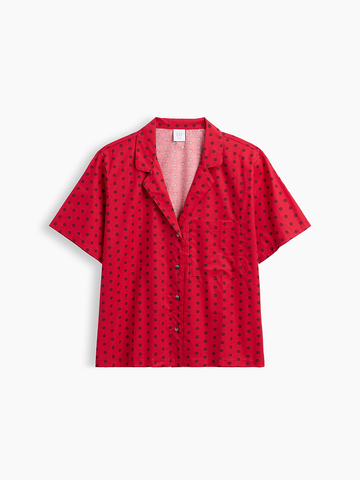 Image 4 of 4, Poplin PJ Shirt
