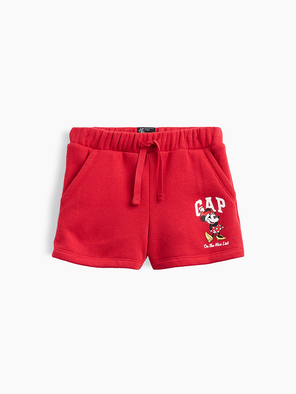 babyGap × Disney Minnie Mouse Pull-On Logo Shorts