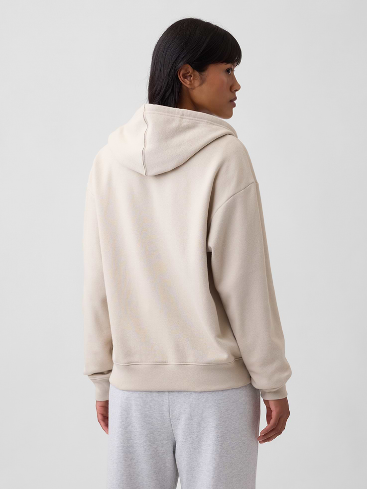 Image 2 of 5, Relaxed Gap Logo Zip Hoodie