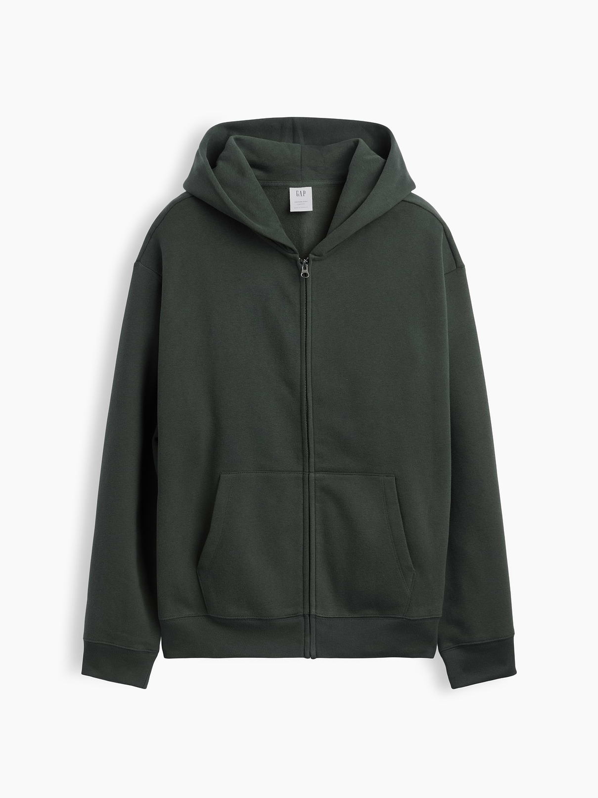 Image 4 of 4, Adult VintageSoft Oversized Zip Hoodie