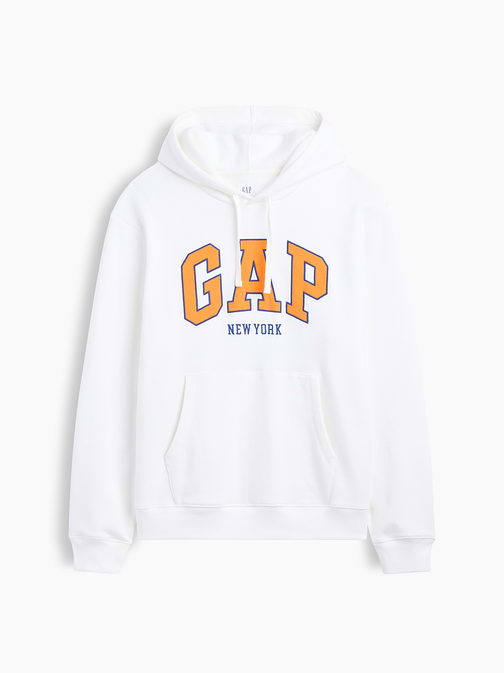 Image 4 of 4, Relaxed Gap NY Logo Hoodie