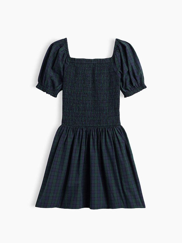 Kids Smocked Plaid Dress