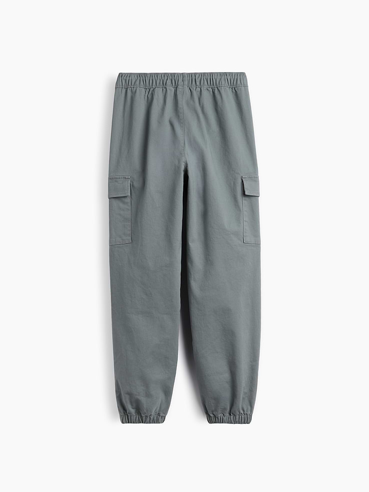Image 3 of 3, Kids Twill Cargo Joggers