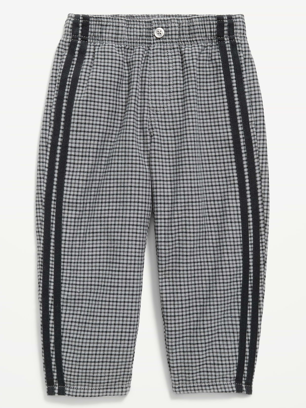 Image 3 of 4, Barrel-Leg Twill Track Pants for Toddler Boys