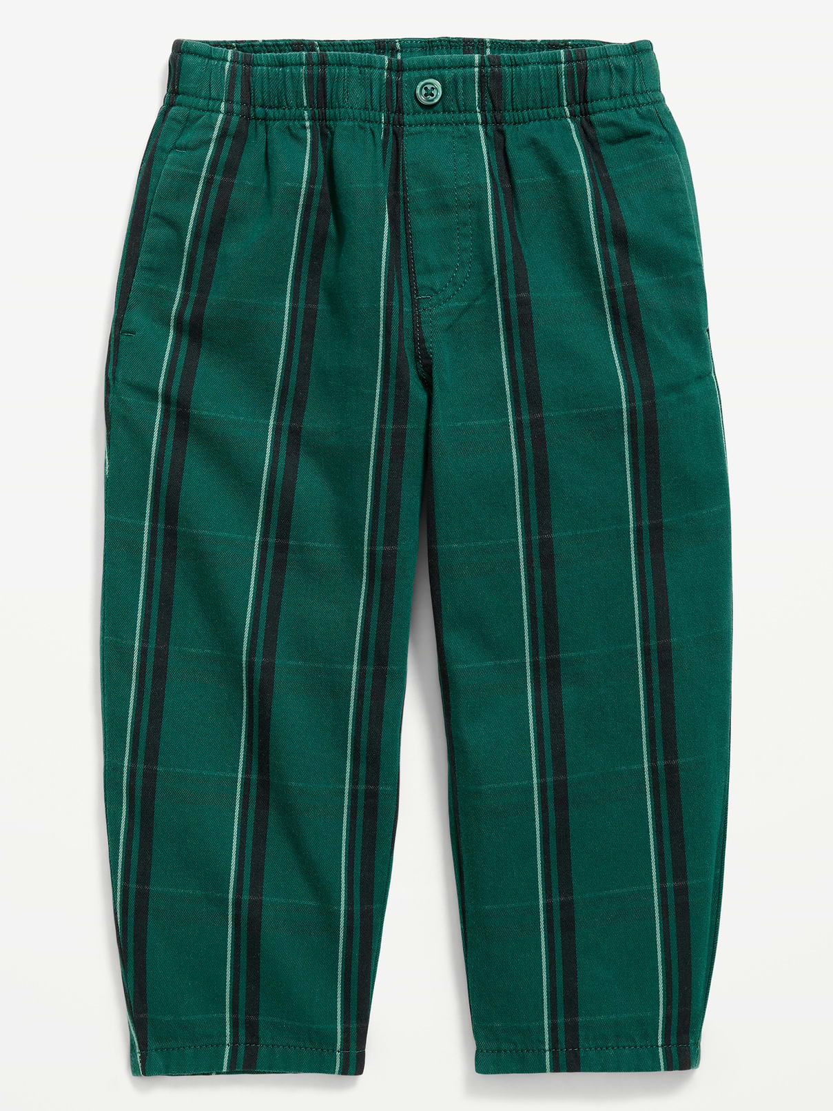 Image 3 of 4, Barrel-Leg Twill Track Pants for Toddler Boys
