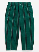 Image 3 of 4, Barrel-Leg Twill Track Pants for Toddler Boys