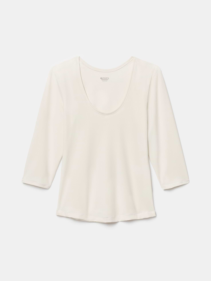 Image 6 of 6, Bodymove Scoop Midi Sleeve Tee