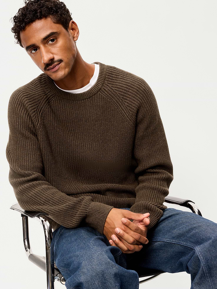 Image 3 of 4, Crew-Neck Sweater