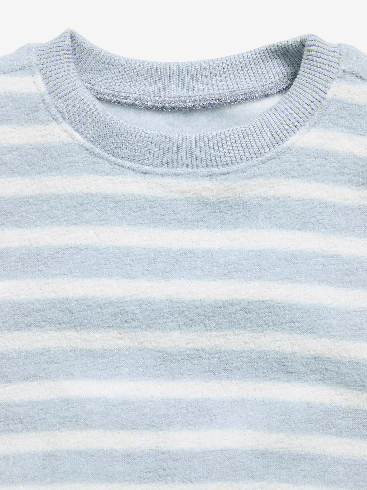 Image number 1 showing, Cozy Terry Striped Crew-Neck Sweatshirt for Baby