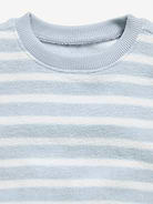 Image number 1 showing, Cozy Terry Striped Crew-Neck Sweatshirt for Baby