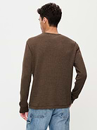 Image 2 of 3, Crew-Neck Waffle T-Shirt