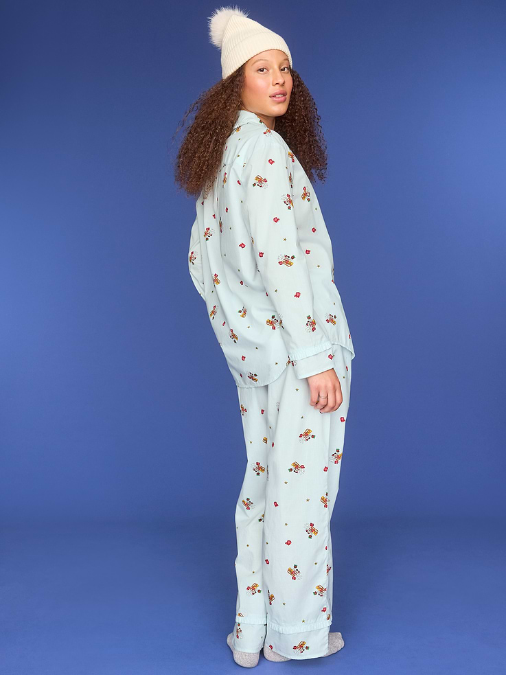 Image 2 of 4, Old Navy x Disney Poplin Pajama Pant Set for Women, All-Access Cardmember