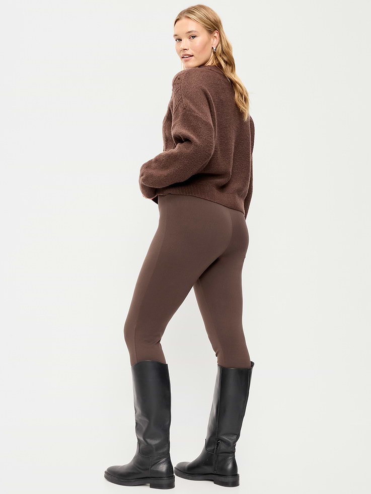 Image 3 of 5, High-Waisted Stirrup Leggings for Women