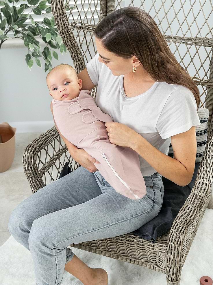 Image 3 of 5, Comfy Cubs Easy Swaddle Blankets With Zipper
