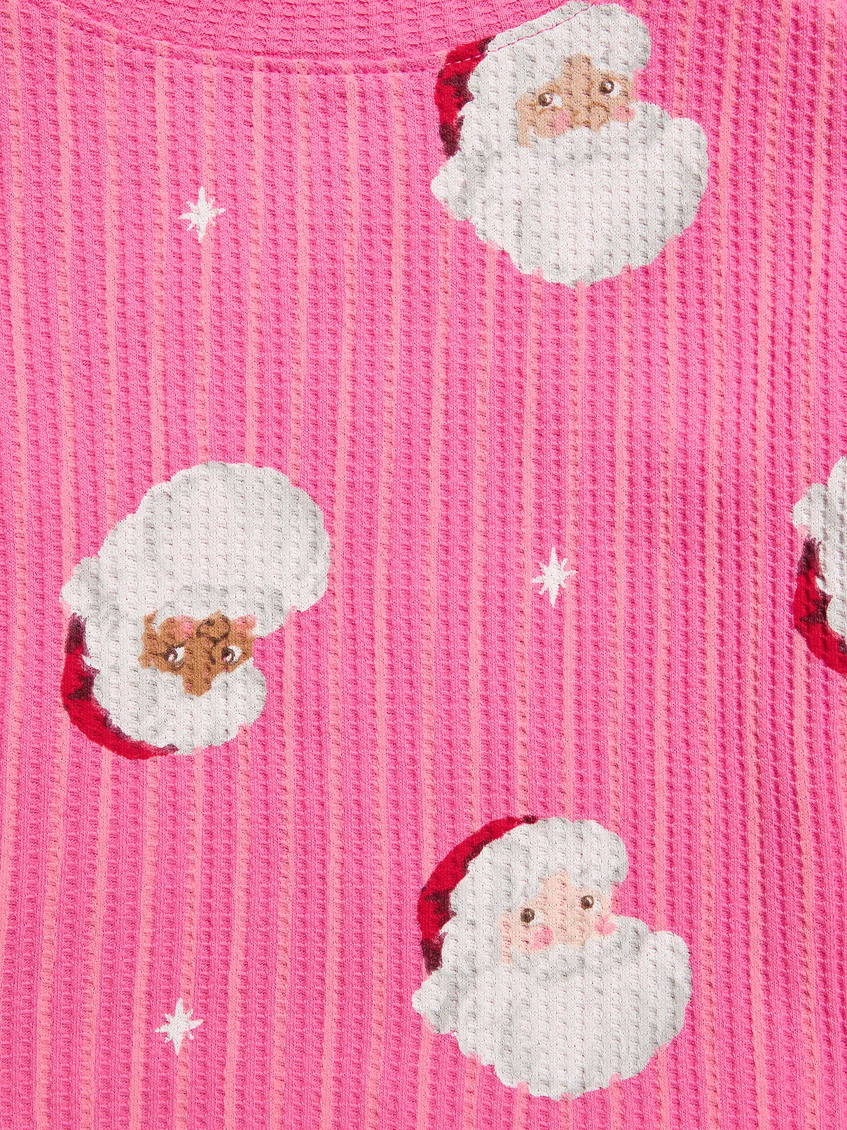 Image 5 of 5, Printed Waffle Knit Top and Pants Set for Toddler Girls