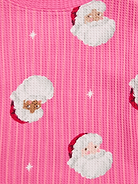 Image 5 of 5, Printed Waffle Knit Top and Pants Set for Toddler Girls