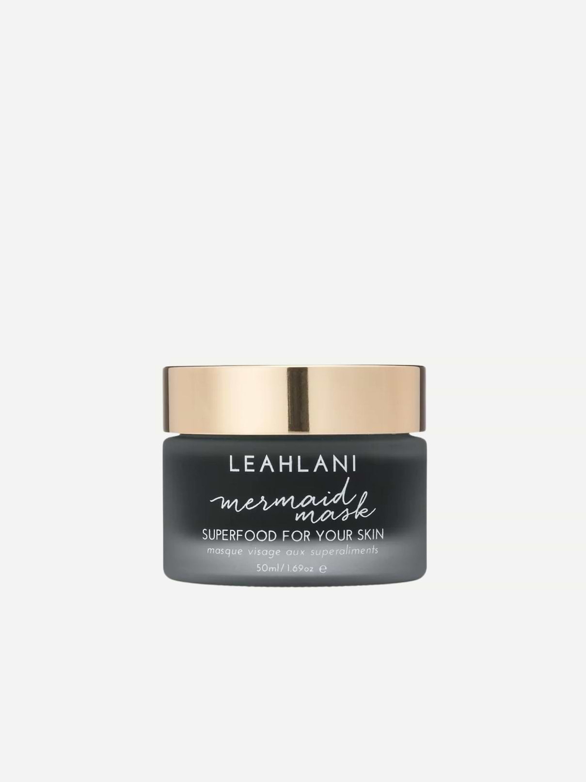 Image 1 of 2, an emerald superfood smoothie for your skin that nourishes, purifies, and revitalizes the complexion, made with Hawaiian honey and spirulina, cleansing sea clay, and the purest chlorella, this green goddess boosts circulation and delivers a surge of skin-loving nutrients—leaving your skin feeling deeply clean, refreshed, and visibly radiant, Leahlani Skincare products are made fresh in small batches from high-performing organic, wildcrafted, and local Hawaiian ingredients - they are 100% cruelty free, and contain no synthetic dyes or fragrances, 50ml / 1.69oz, Product #1205903
