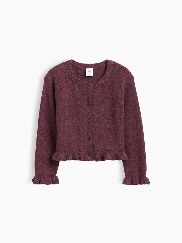 Baby & Toddler CashSoft Ruffle Cardigan Sweater