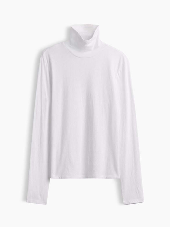 100% Cotton Authentic Turtleneck T-Shirt