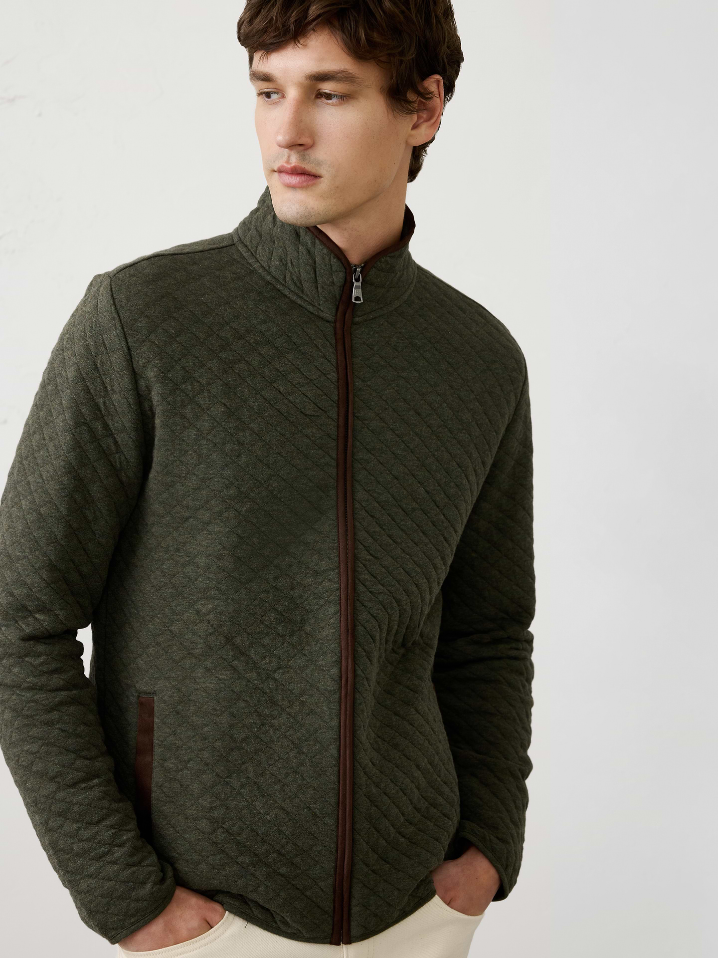 Image 3 of 5, Diamond Quilted Jacket