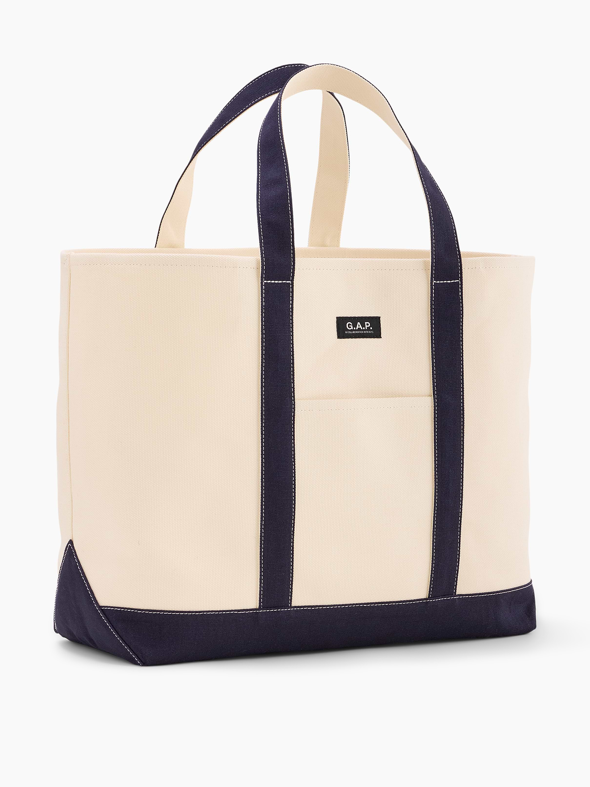 Image 3 of 4, Gap × A.P.C. Logo Tote Bag
