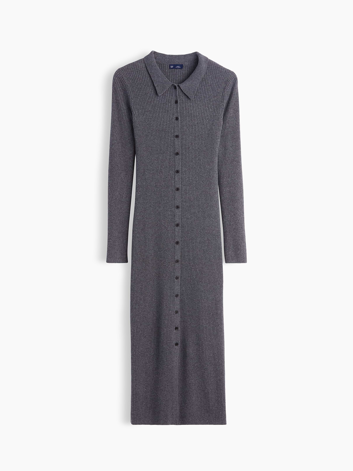 CashSoft Rib Sweater Maxi Shirtdress | Gap