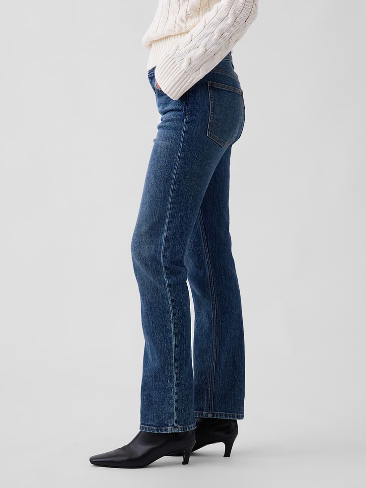 Image 3 of 6, High Rise '90s Slim Straight Jeans