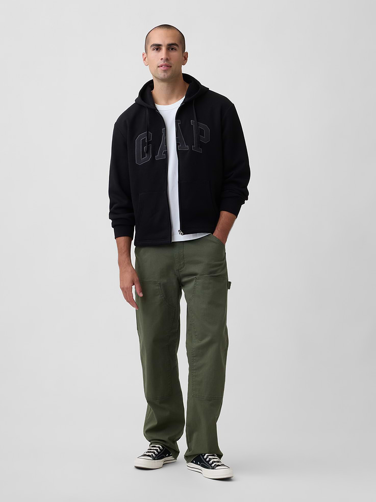 Image 3 of 4, Adult Boxy Gap Logo Zip Hoodie