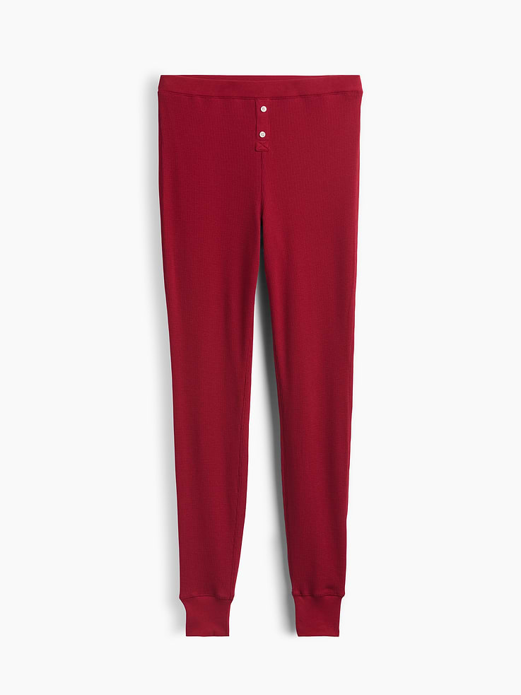 Image 6 of 6, Waffle PJ Leggings