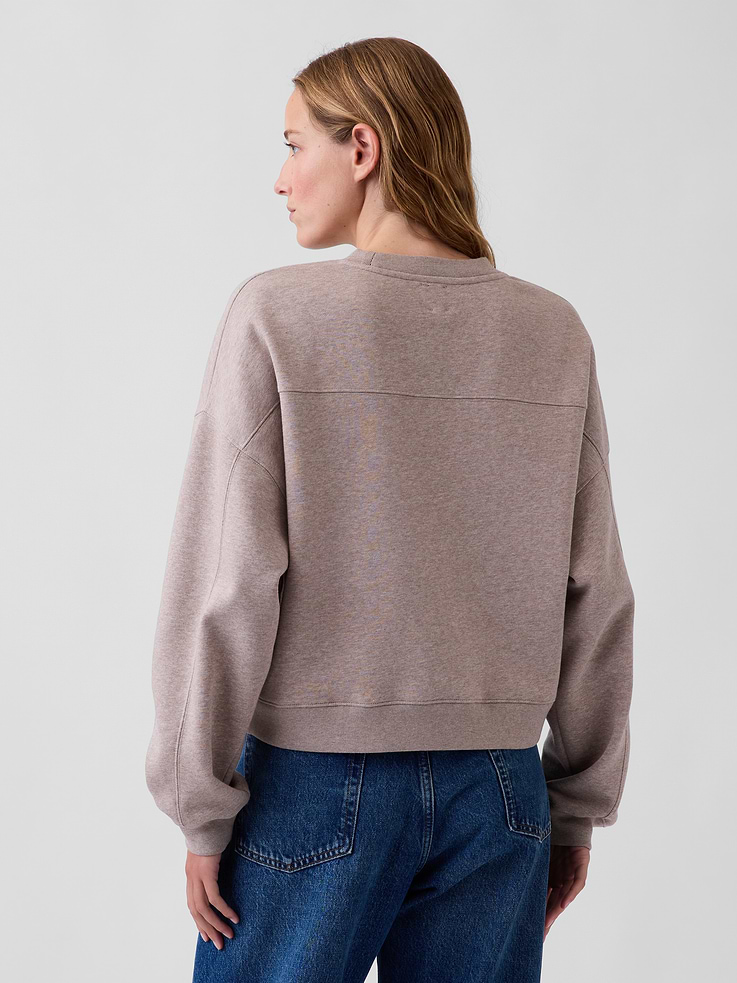 Image 3 of 6, VintageSoft Wedge Crew Sweatshirt