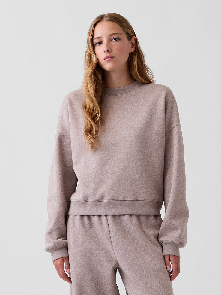Image 5 of 6, VintageSoft Wedge Crew Sweatshirt
