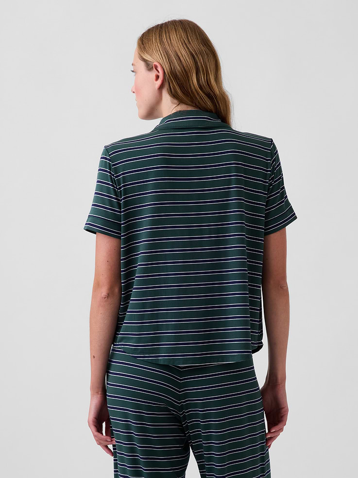 Image 2 of 4, SoftMade Modal PJ Top