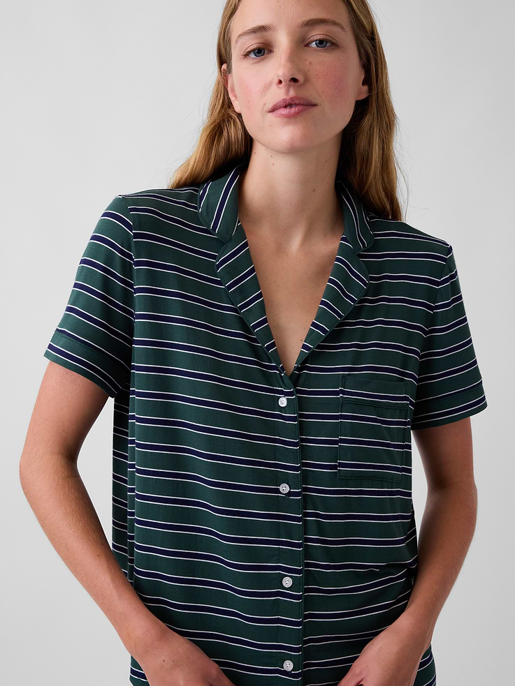 Image 3 of 4, SoftMade Modal PJ Top