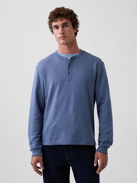 Relaxed Henley T-Shirt