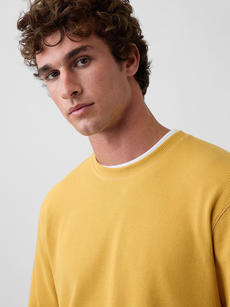 Image 4 of 5, Relaxed Waffle T-Shirt