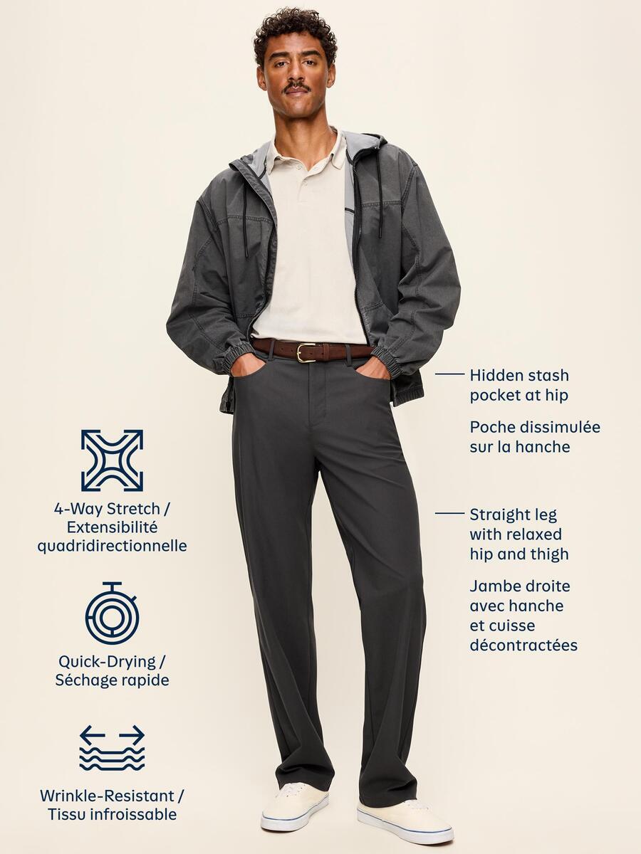 Image 5 de 5, Pantalon droit Tech hybride