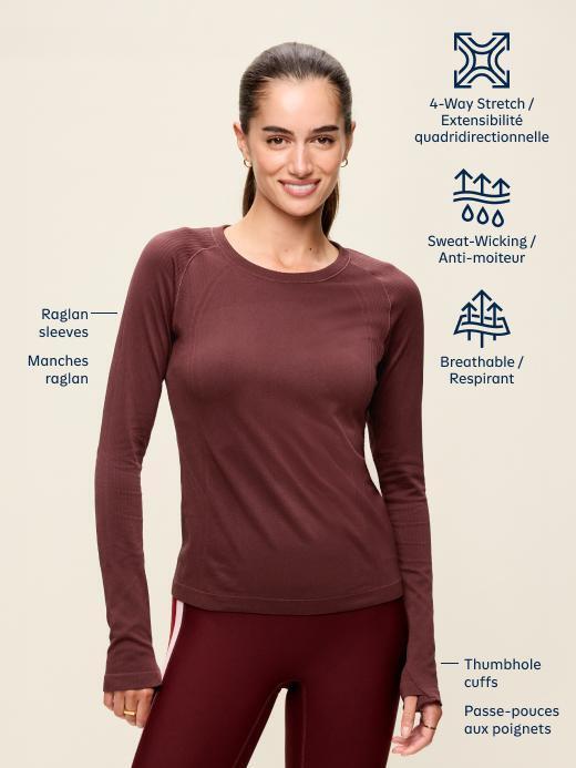 Image 5 of 9, Fluid Seamless Fitted Top
