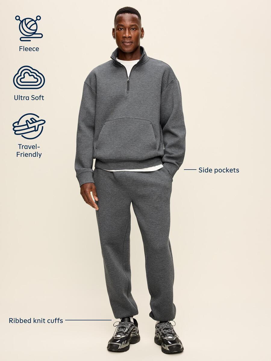Image 5 of 8, Bounce Fleece Baggy Jogger Sweatpants