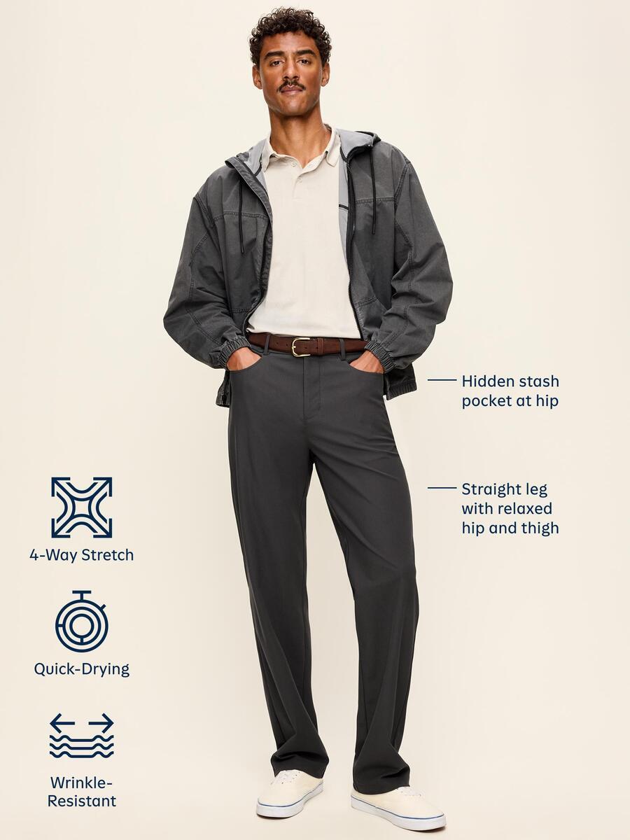 Image 5 of 5, Straight Tech Hybrid Pants