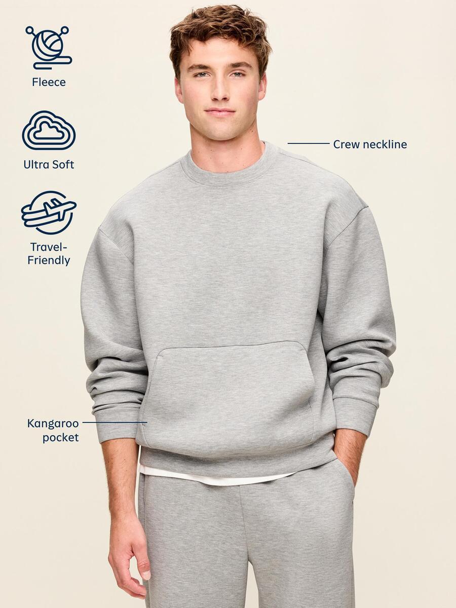 Image 3 of 3, Oversized Bounce Fleece Sweatshirt